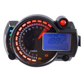 Velocímetro digital ajustável para motocicleta LCD Odômetro digital